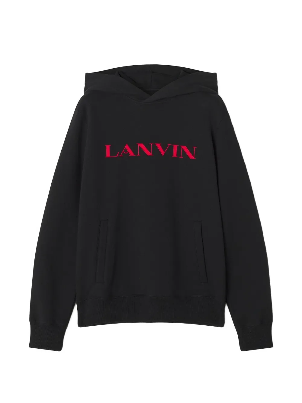 Lanvin Hoodie met logoprint Zwart