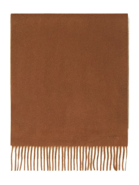Lanvin fringed wool scarf
