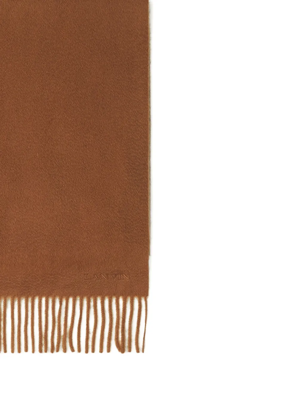 Lanvin Sjaal met franje - Beige