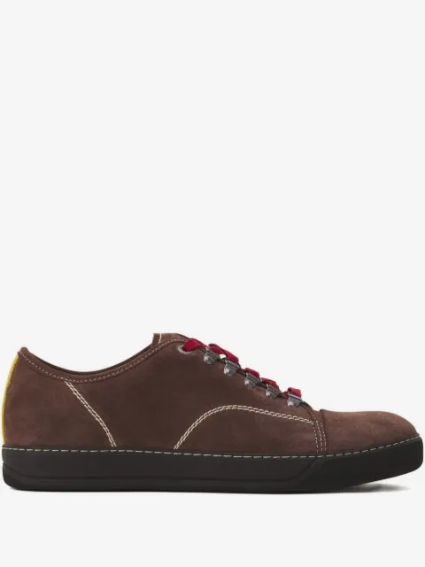 Lanvin tenis de piel con agujetas