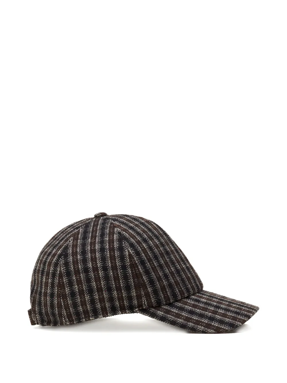 Lanvin Gestreepte pet met logopatch Bruin