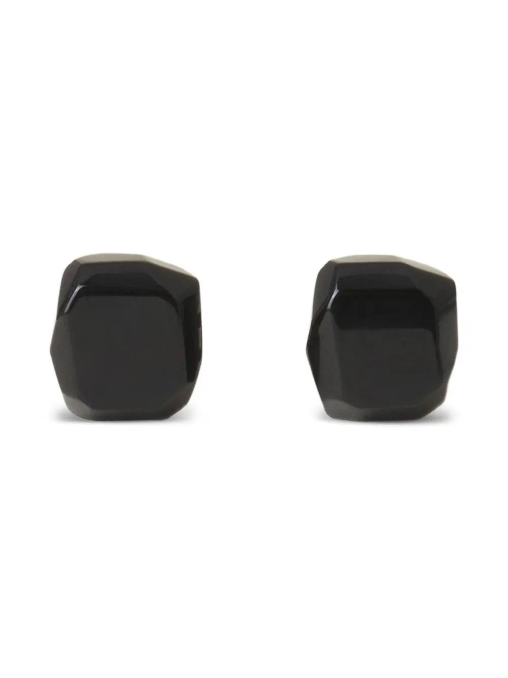 Lanvin Faceted Chain Cufflinks In Black