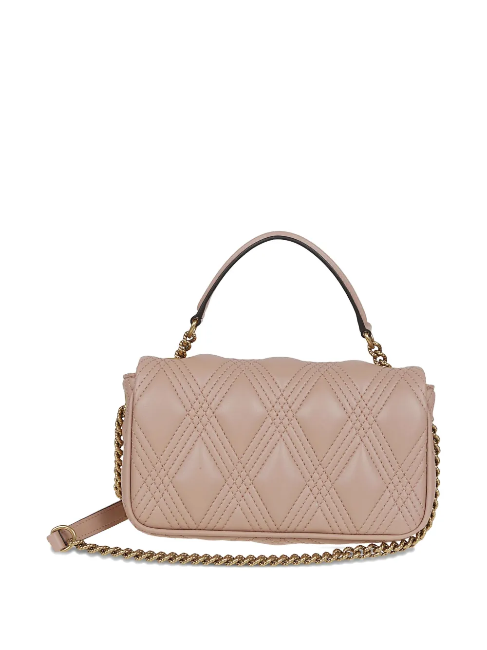 Valentino Garavani quilted-effect chain-strap mini bag Roze