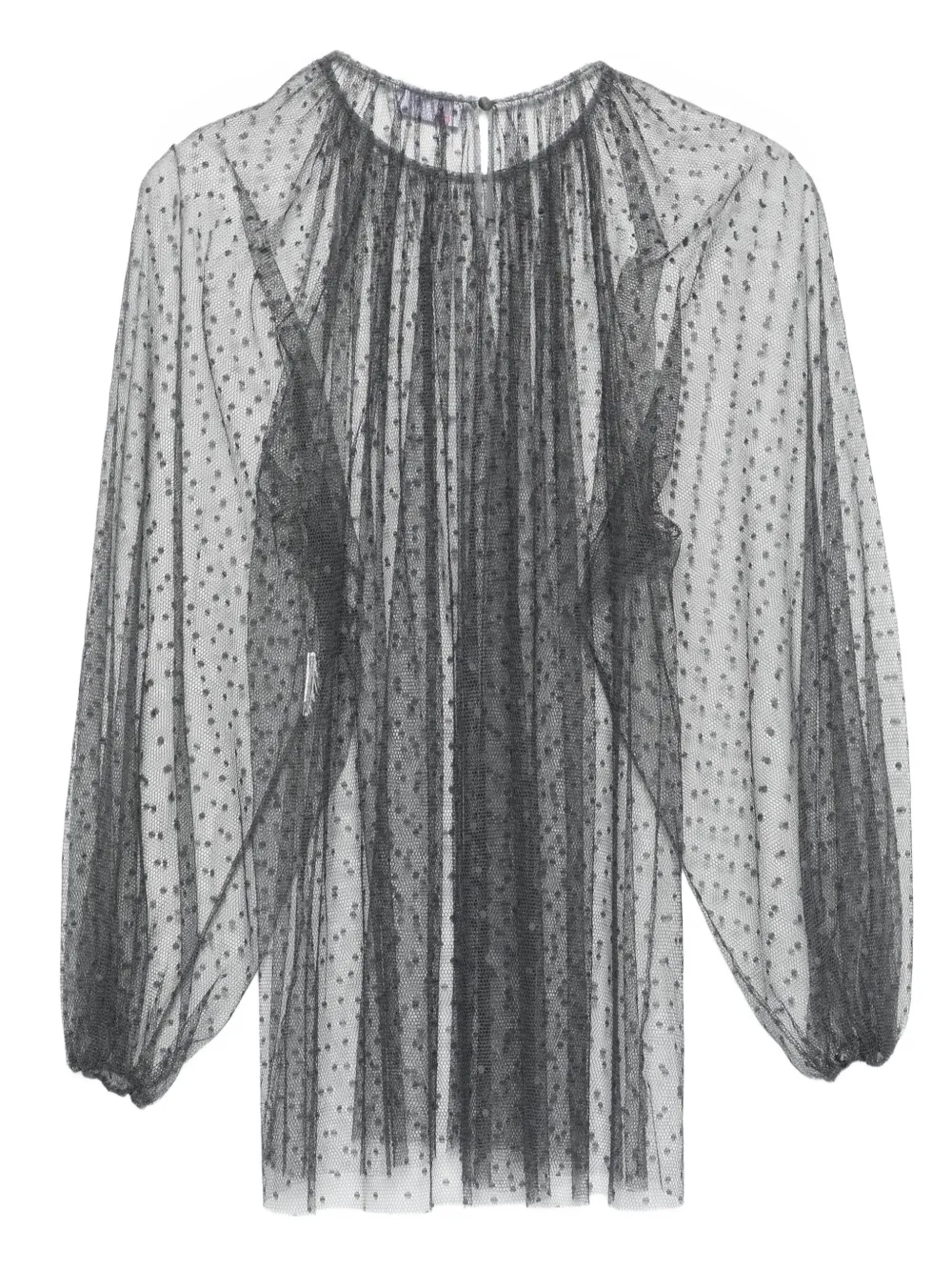 Valentino Garavani Pre-Owned polka-dot mesh blouse | Image 2