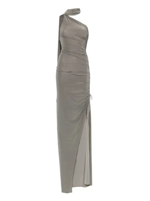 Atu Body Couture one-shoulder side-split midi dress