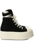 Rick Owens DRKSHDW lace-up platform sneakers - Black