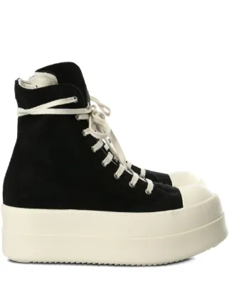Rick Owens DRKSHDW lace-up Platform Sneakers | ブラック | FARFETCH JP