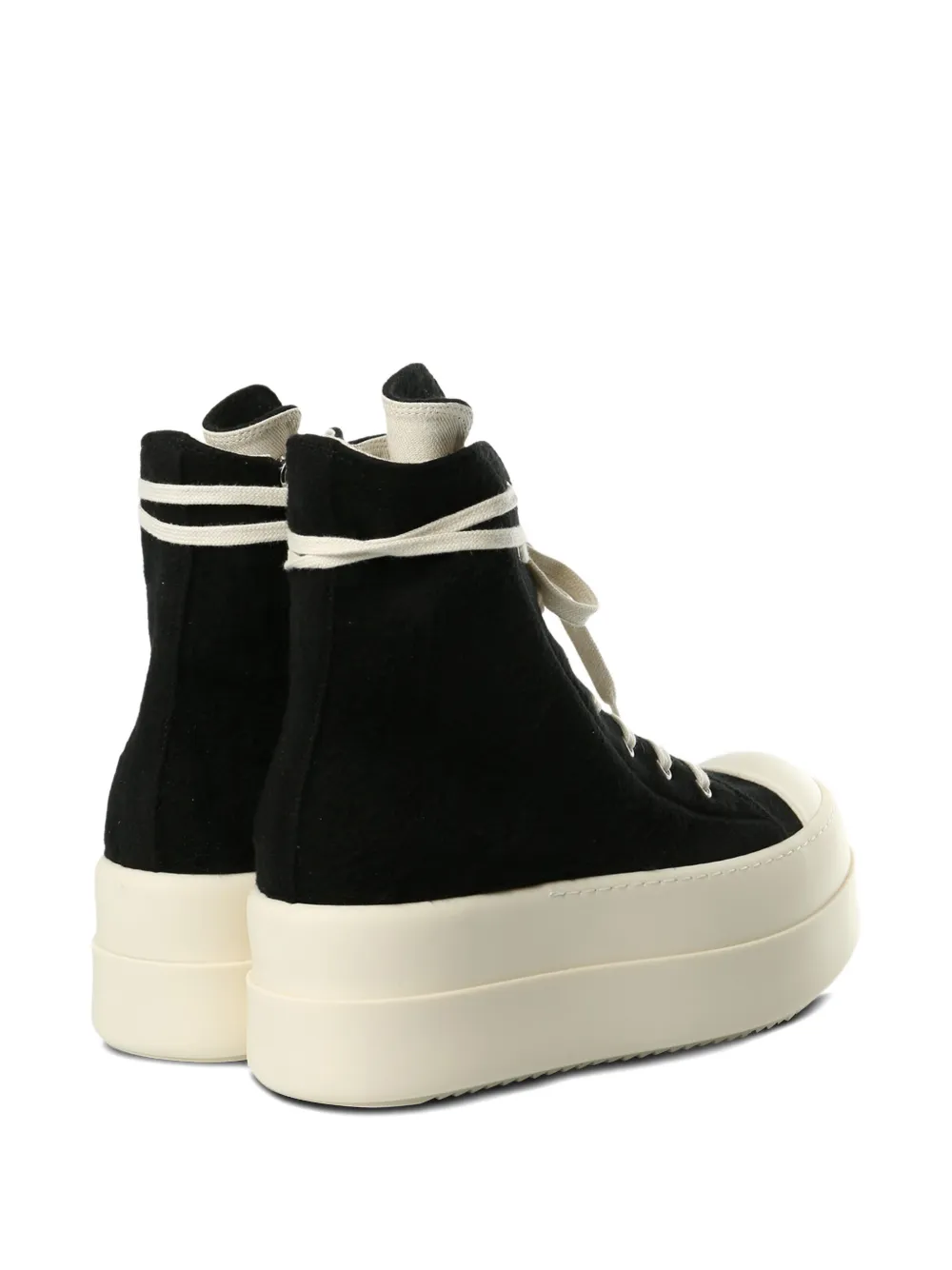 Rick Owens DRKSHDW lace-up platform sneakers Black