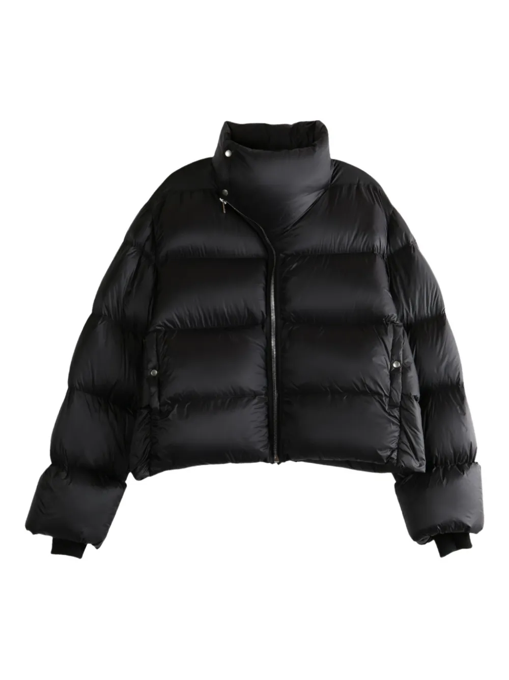 quilted high-neck jacket
