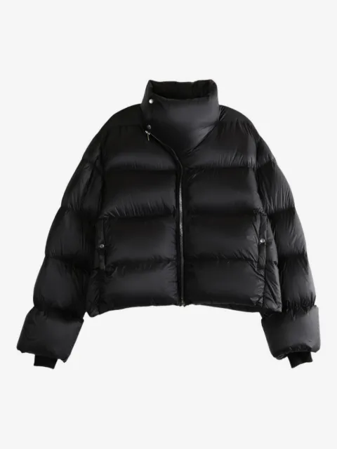 Rick Owens quilted high-neck jacket