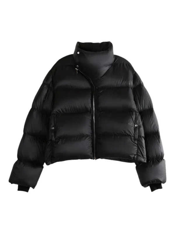 Rick Owens Quilted high-neck Jacket | ブラック | FARFETCH JP