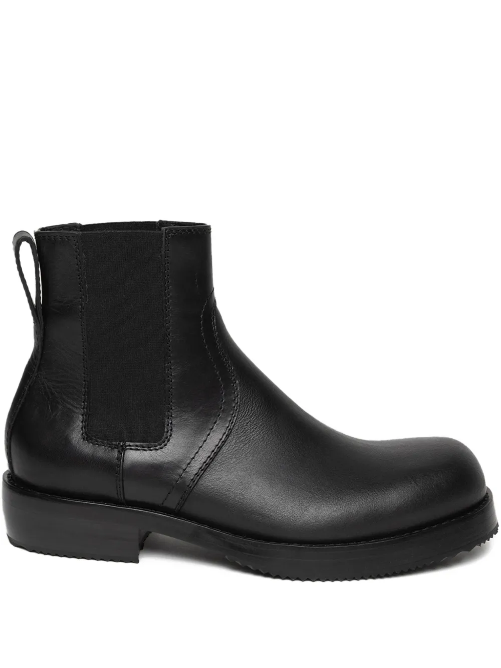 DRIES VAN NOTEN leather chelsea boots Black