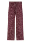 DRIES VAN NOTEN elasticated polka-dot trousers - Pink