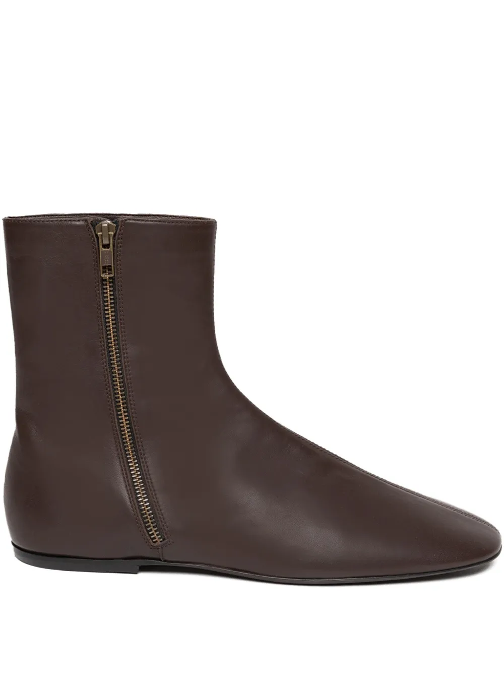 DRIES VAN NOTEN zip-fastening sock boots Brown