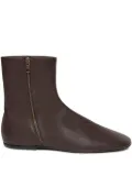 DRIES VAN NOTEN zip-fastening sock boots - Brown