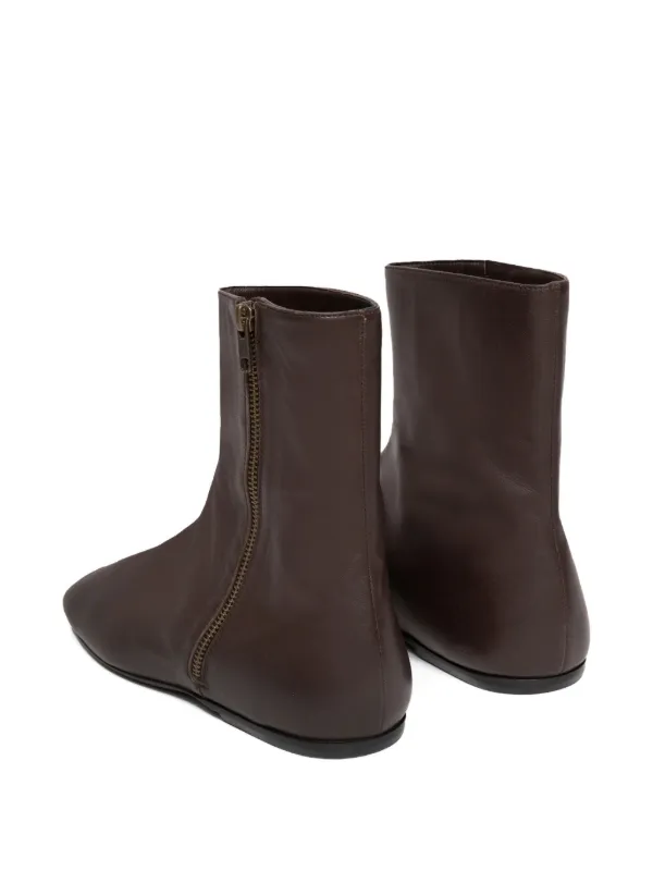 DRIES VAN NOTEN ジップ ソックスブーツ | ブラウン | FARFETCH JP