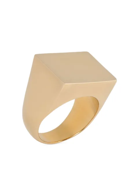 DRIES VAN NOTEN rectangular-signet ring