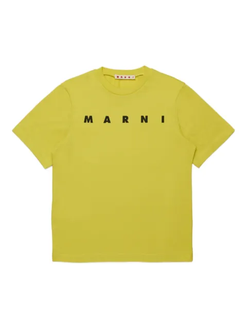 Marni Kids logo-print cotton T-shirt