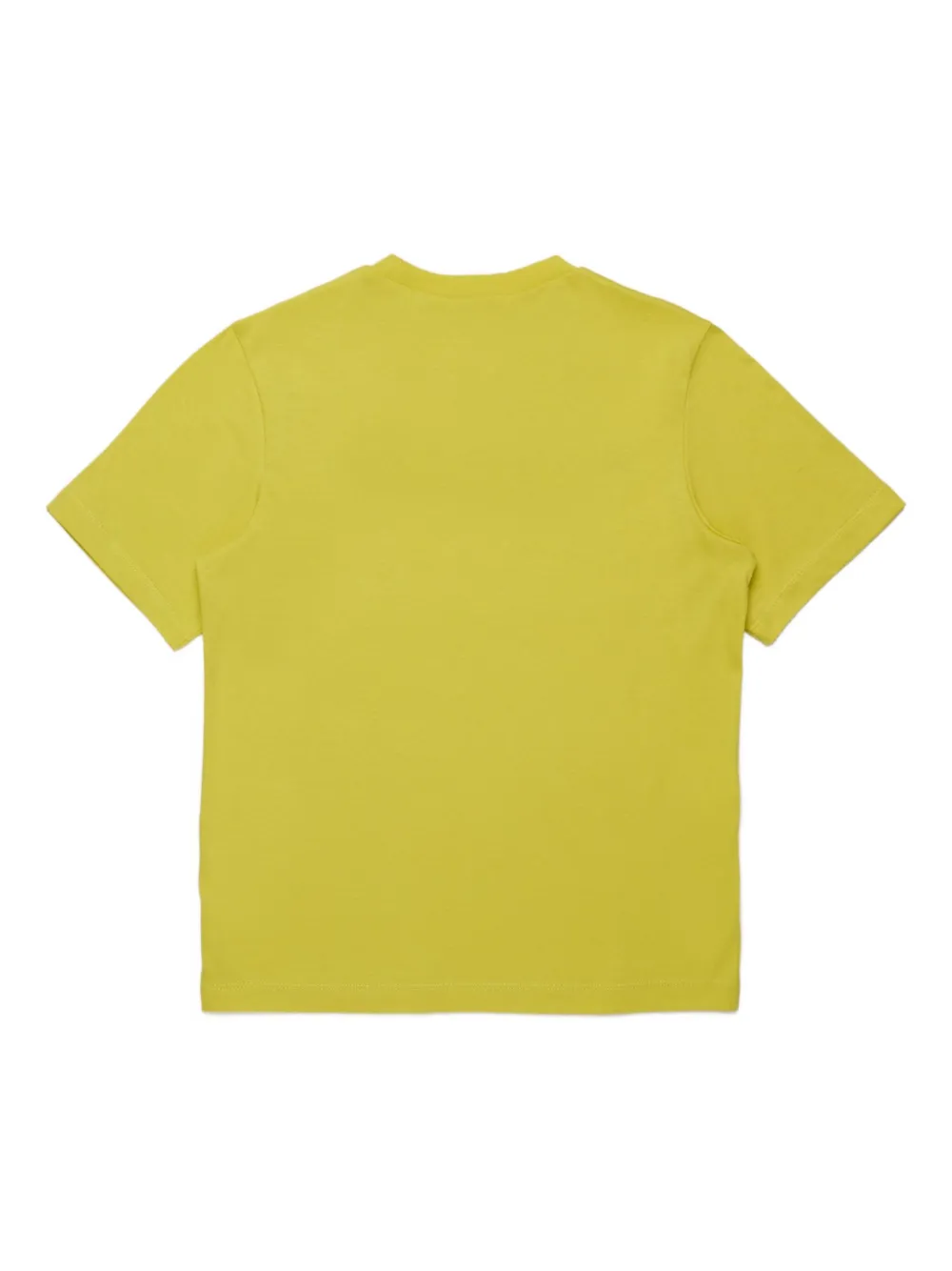 Marni Kids logo-print cotton T-shirt Geel