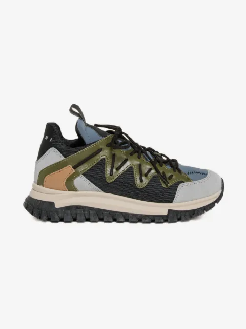 Marni Kids Hiking-Sneakers mit Schnürung