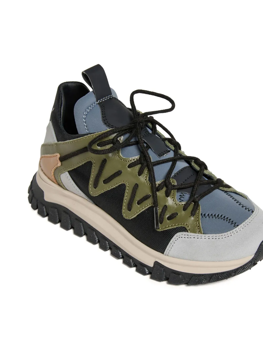 Marni Kids lace-up hiking-style sneakers Black