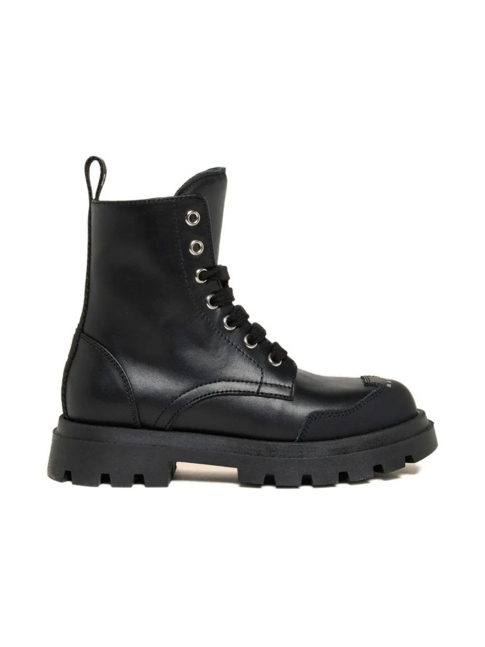Marni Kids leather boots Black