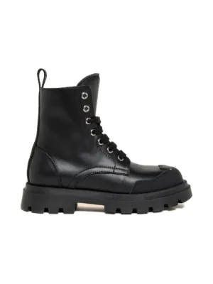 Dolce & Gabbana Kids logo-print lace-up Boots | Black | FARFETCH