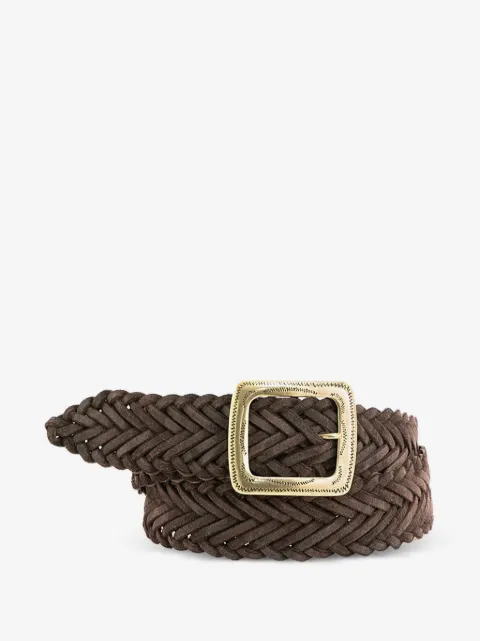 Kate Cate braided leather belt