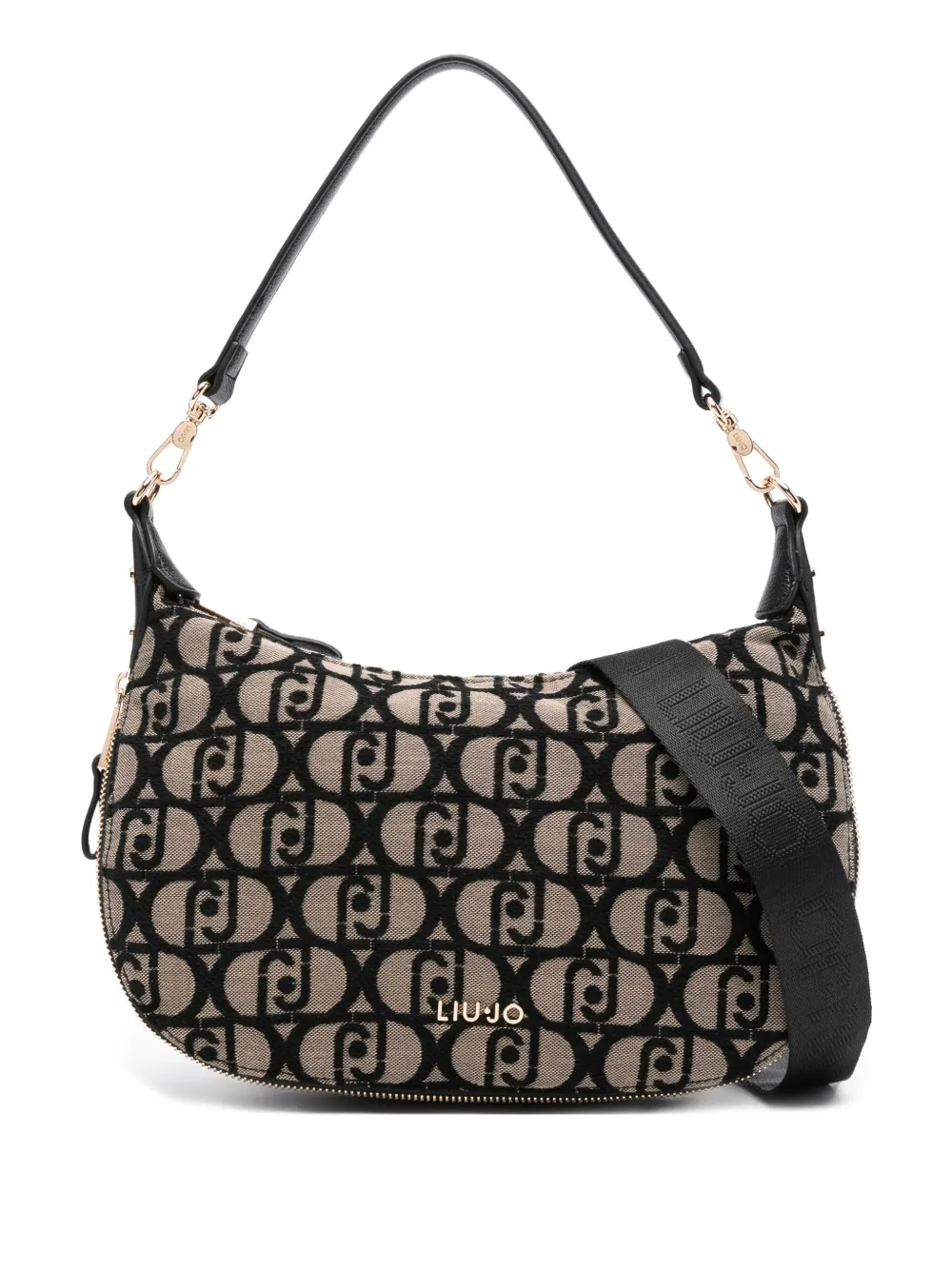 LIU JO small monogram shoulder bag | Neutrals | Image 1