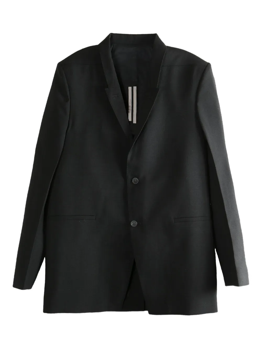 three-button back-strap jacket