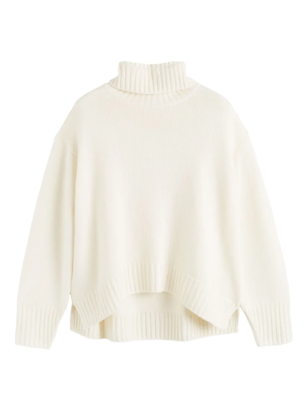 Chinti & Parker Roll-neck Relaxed-fit Sweater In Neutral