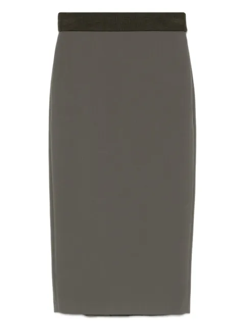 Peserico elastic-waistband pencil skirt