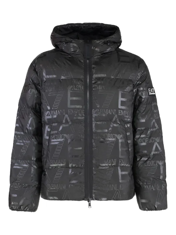 Farfetch Emporio Armani Ea7 Logo Padded Jacket EA7 Casual Jackets