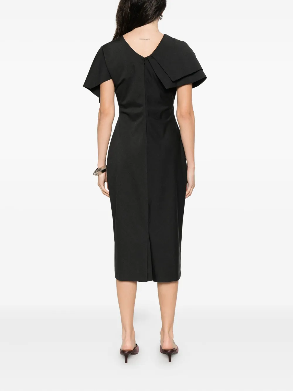 Alberta Ferretti Jurk met strikdetail Grijs