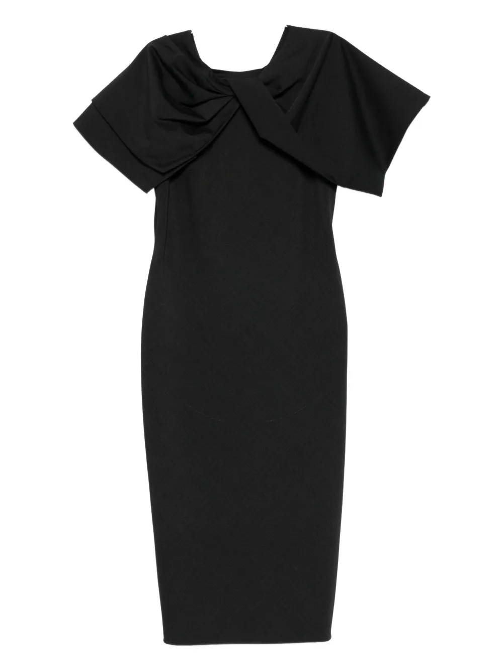 Alberta Ferretti Jurk met strikdetail Grijs