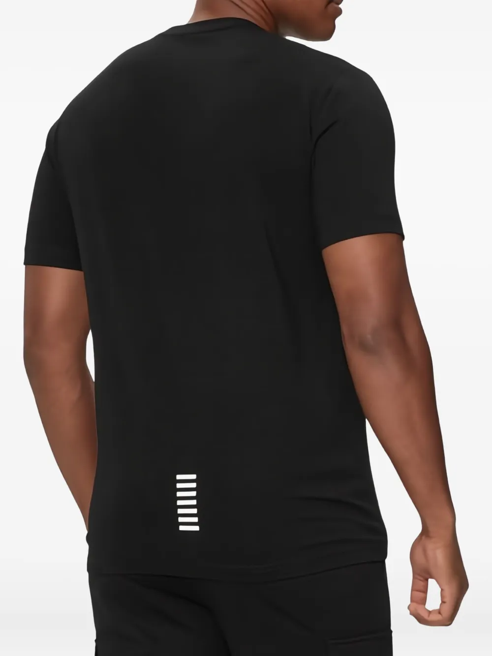 Ea7 Emporio Armani T-shirt met logo Zwart
