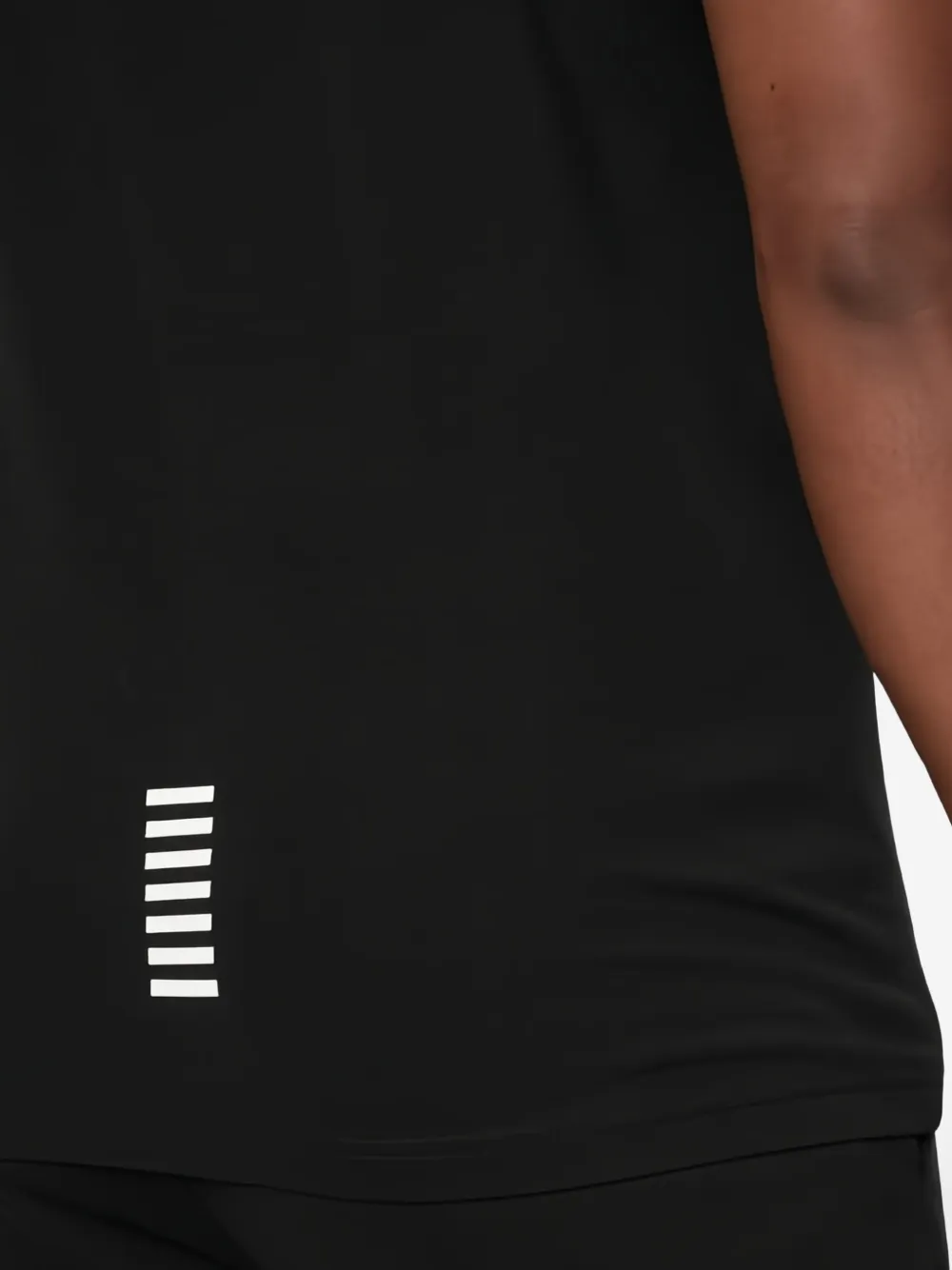 Ea7 Emporio Armani T-shirt met logo Zwart