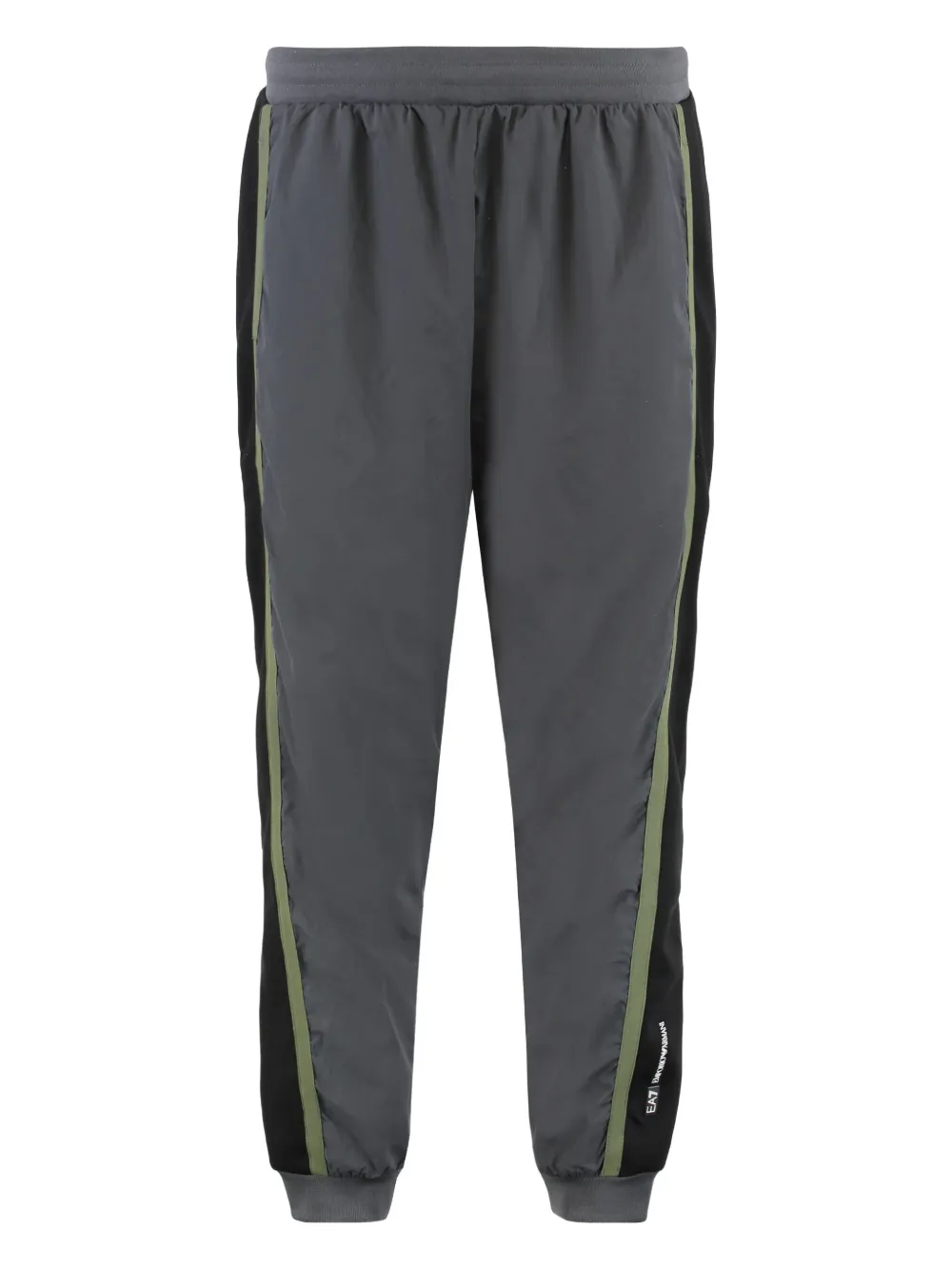 Ea7 Emporio Armani side-stripe track pants Grijs