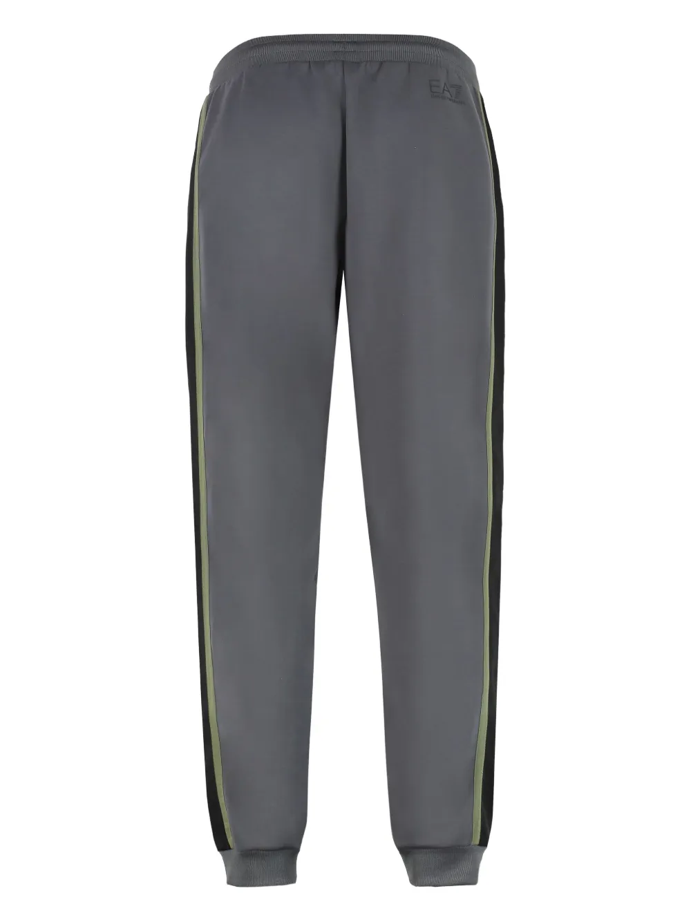 Ea7 Emporio Armani side-stripe track pants Grijs