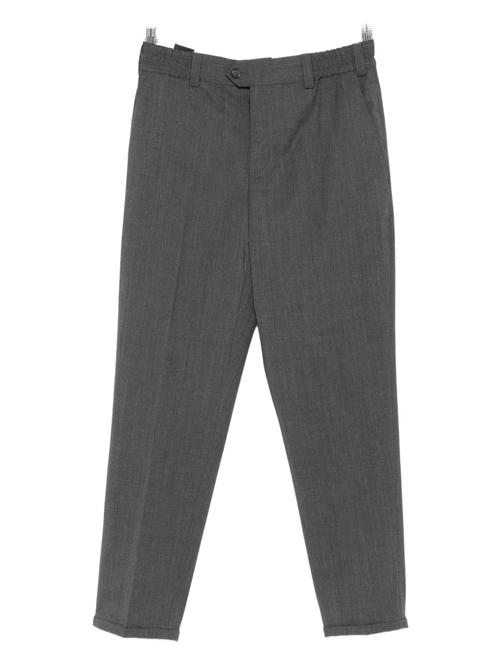 PT Torino cuffed wool trousers Grijs