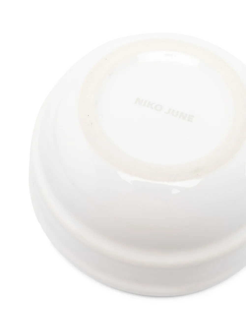 Niko June Kantine Stoneware Bowl (set Of Two) In White