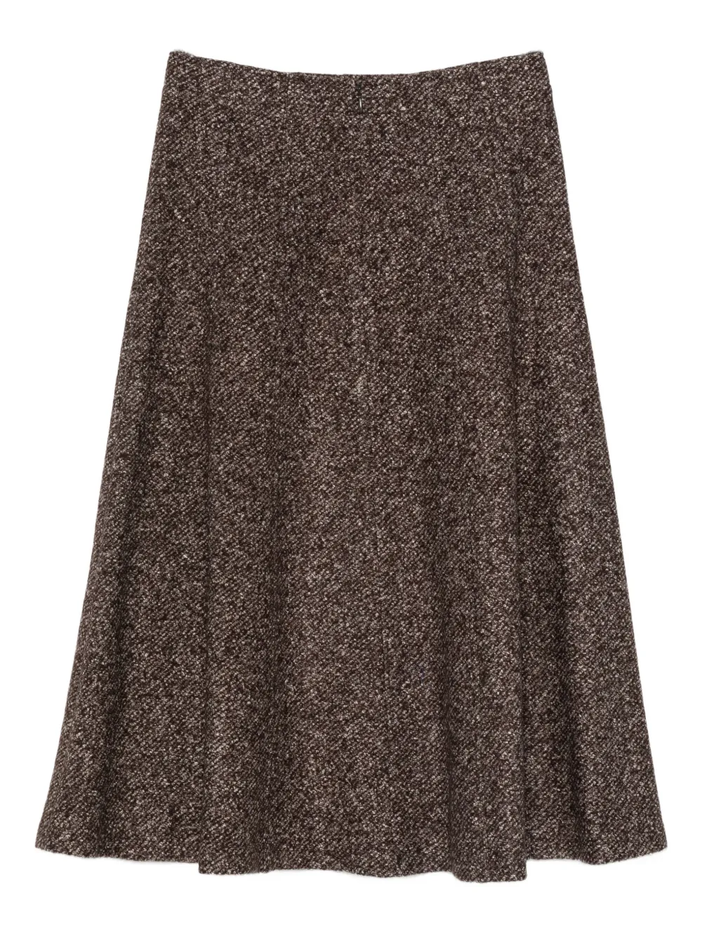 Seventy Speckled Flared Skirt In Brown
