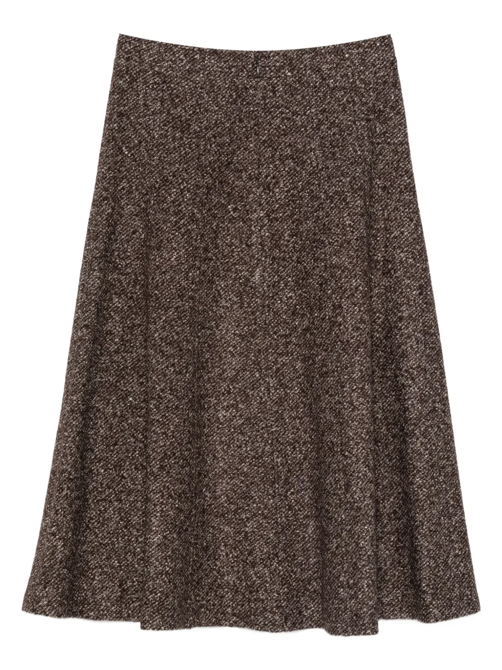 Seventy speckled flared skirt - Bruin