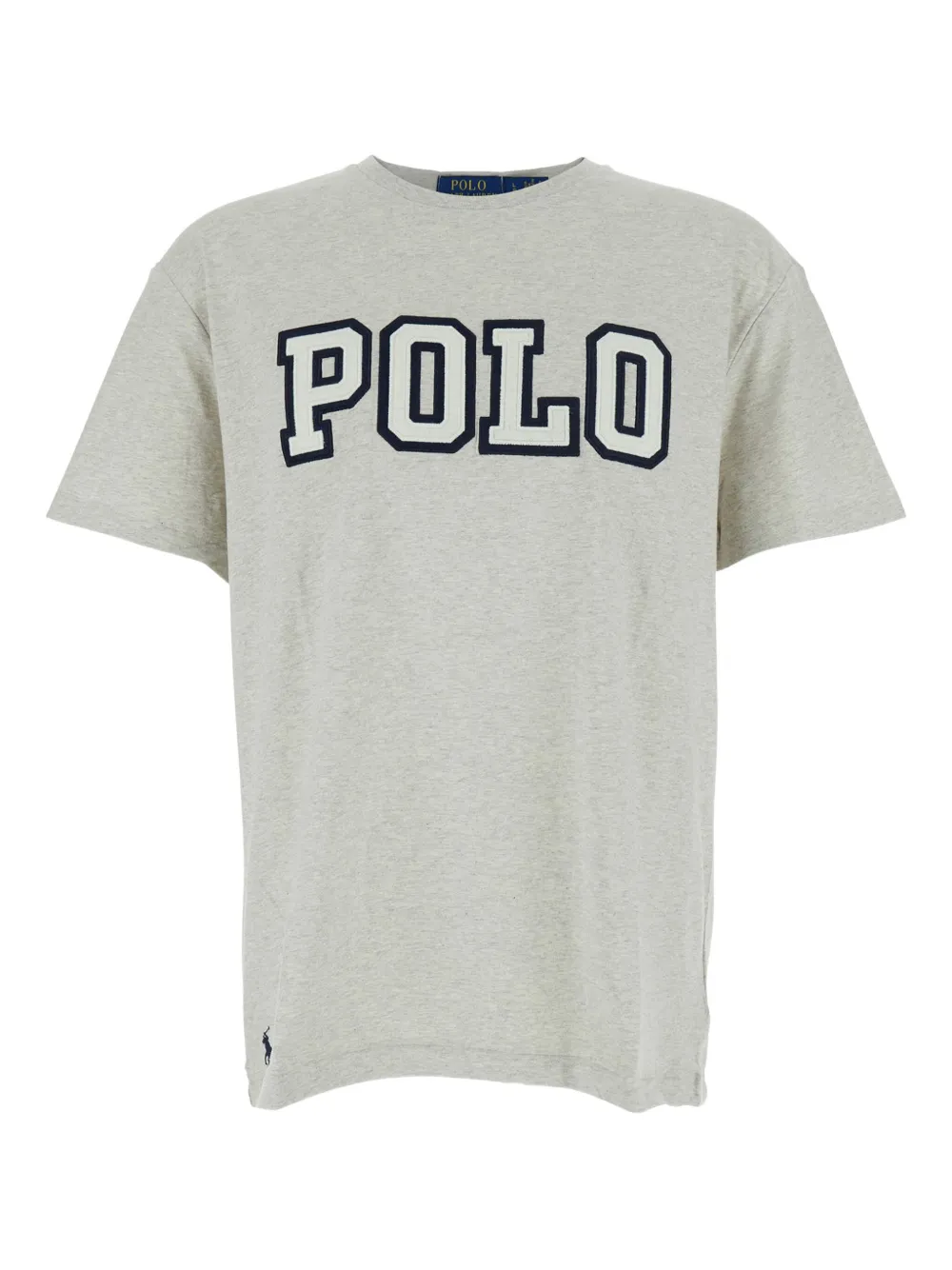 Polo Ralph Lauren logo-appliqué T-shirt Grijs