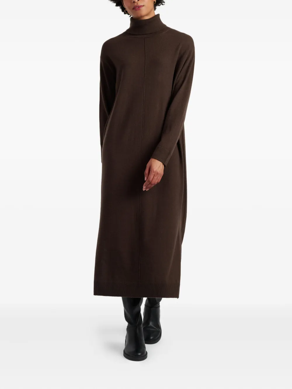 Chinti & Parker cashmere-blend dress - Bruin