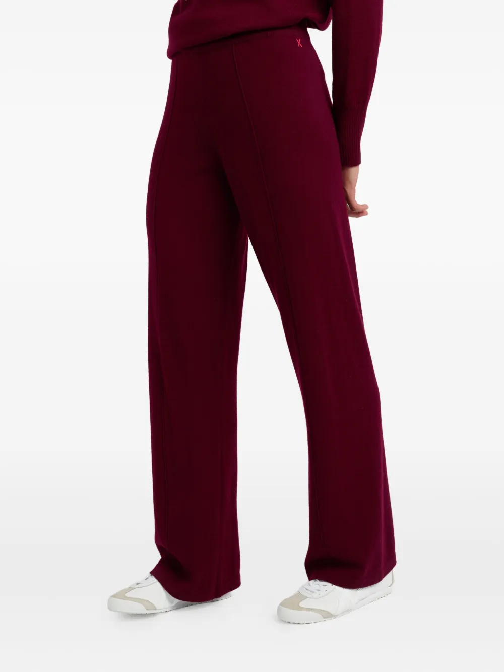 Chinti & Parker Wool-cashmere Pants In Red