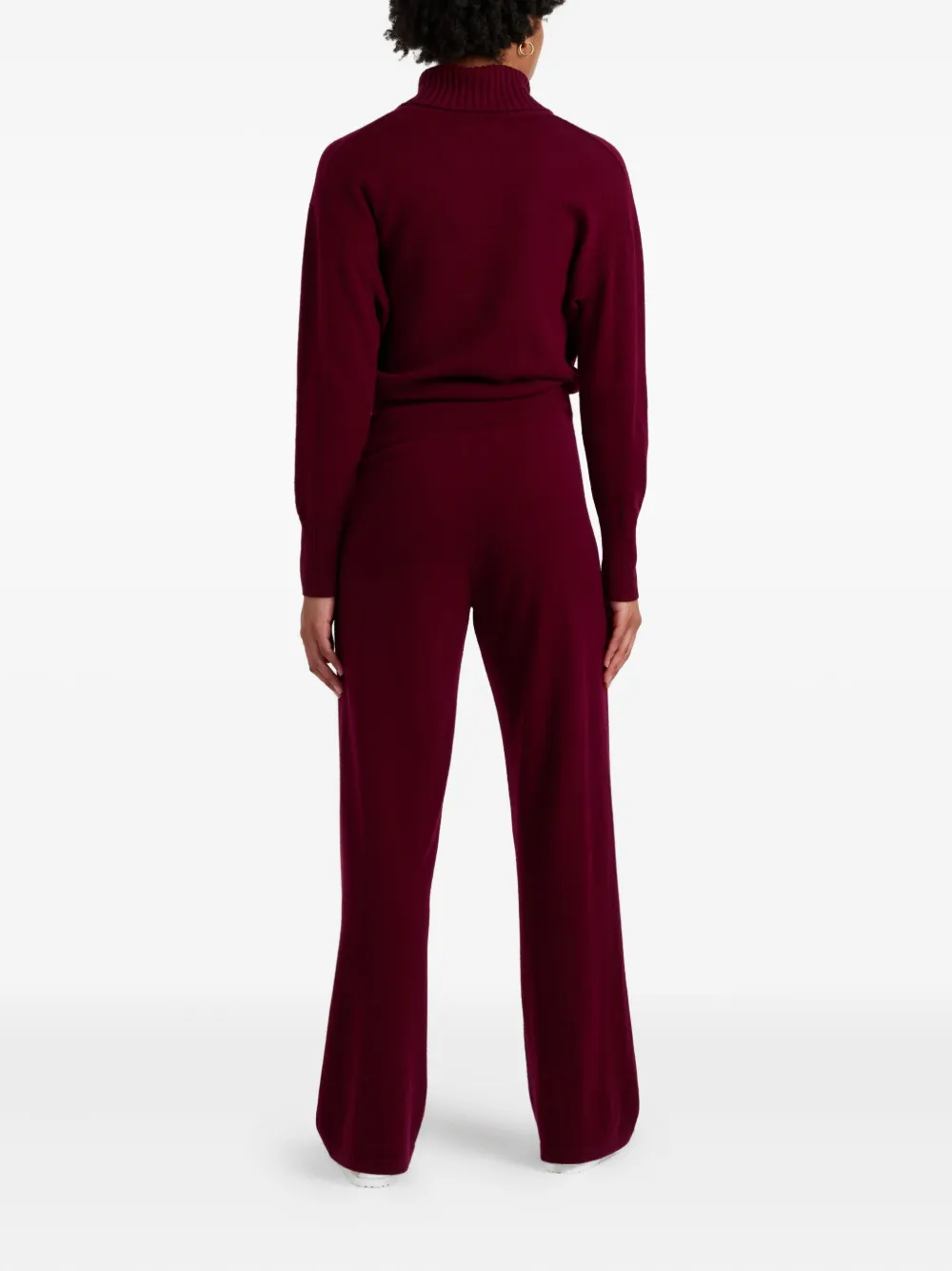 Chinti & Parker Wool-cashmere Pants In Red
