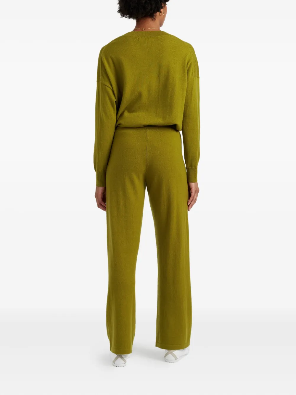 Chinti & Parker Wool-cashmere Pants In Green