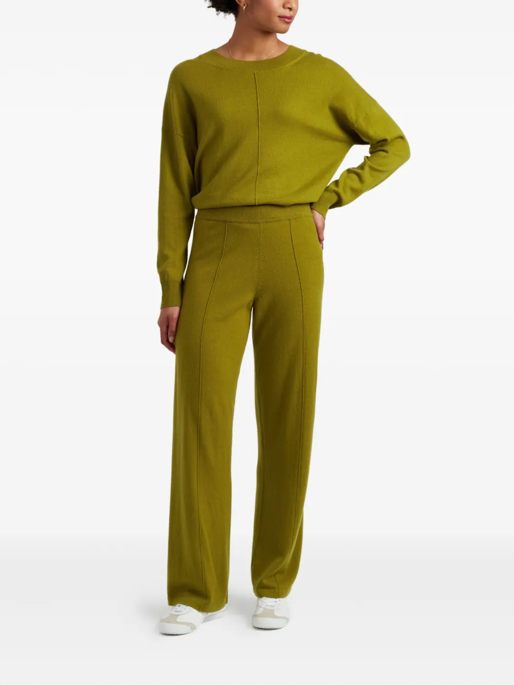 Chinti & Parker wool-cashmere pants - Groen