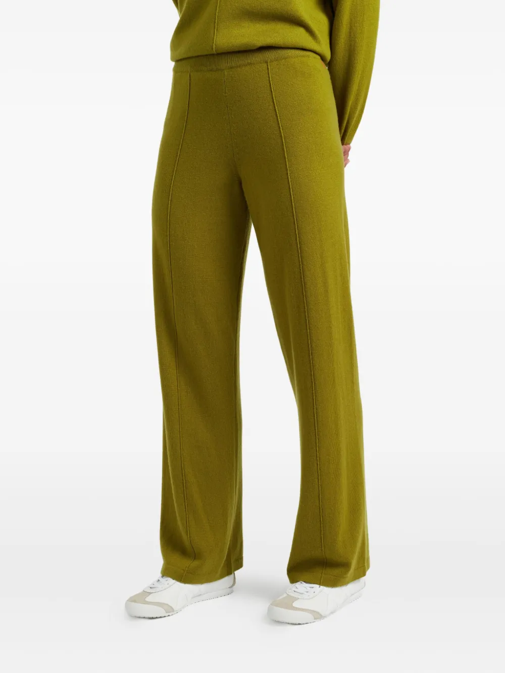 Chinti & Parker Wool-cashmere Pants In Green
